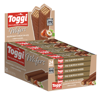 Toggi Fine European Wafers Hazelnut 1.75oz 24ct